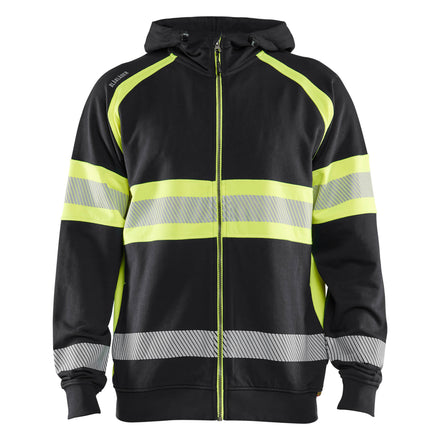 Blaklader 3552 Hi Vis Hoodie Black Hi Vis Yellow Main