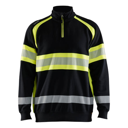 Blaklader 3553 Hi Vis Sweater Black Hi Vis Yellow Main
