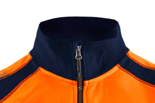 BlakladerSweater_Rib Knitted Collar With Zipper
