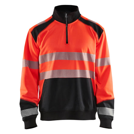 Blaklader 3556 Hi-Vis Sweatshirt With Half Zip