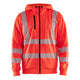 Blaklader 3565 Hi Vis Hoodie Full Zip Hi Vis Red Main