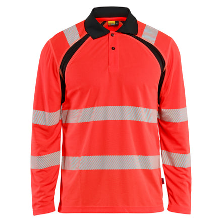 Blaklader 3598 UV-Protected Long-Sleeved Polo Shirt Hi-Vis