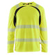 Blaklader 3599 Hi Vis Uv Protected Long Sleeved T Shirt Hi Vis Yellow Black Main