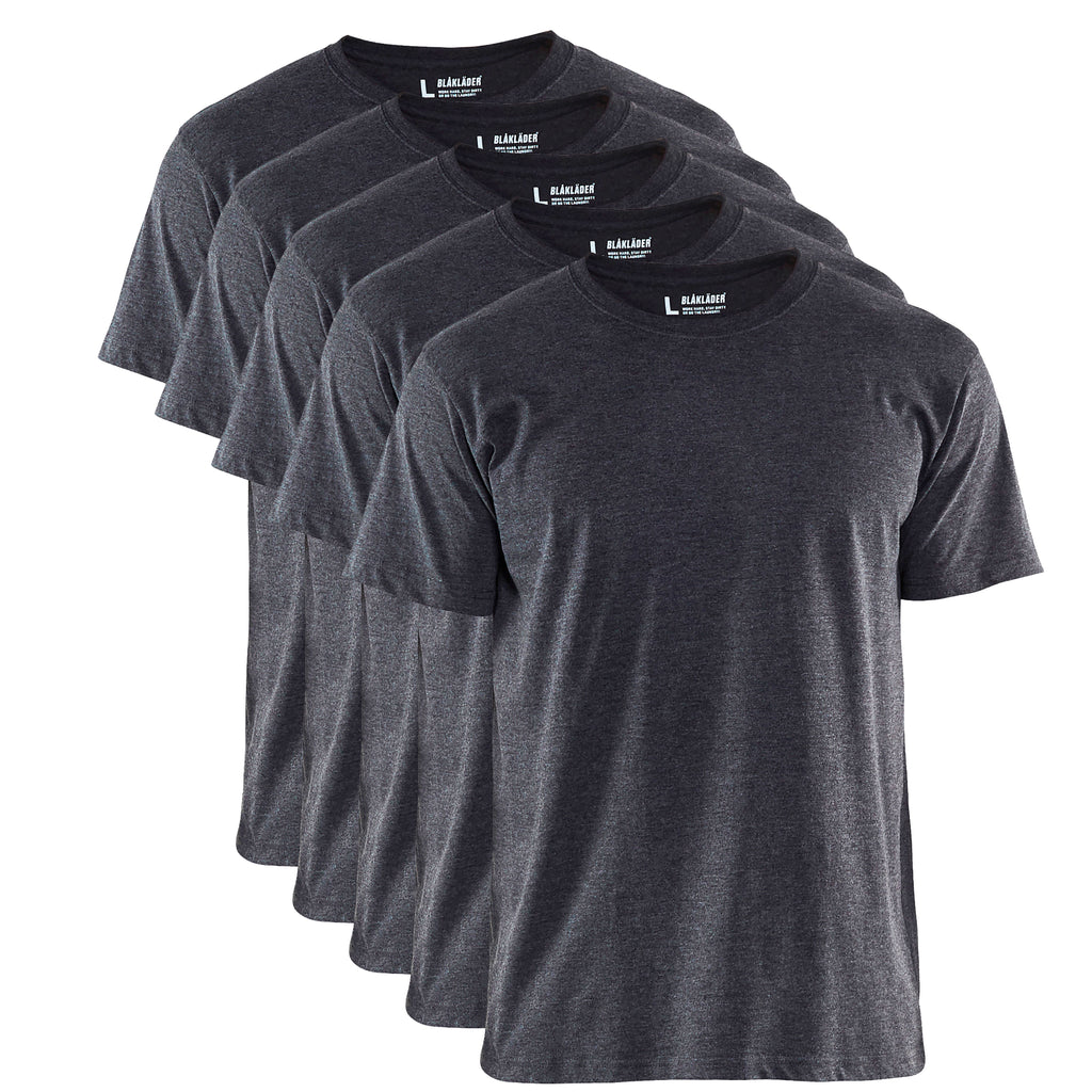 Blaklader 3625 Black Melange T-Shirt Multipack (5-Pack)