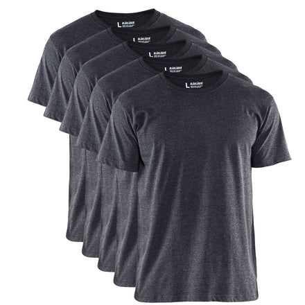 Blaklader 3625 Black Melange T-Shirt Multipack (5-Pack)