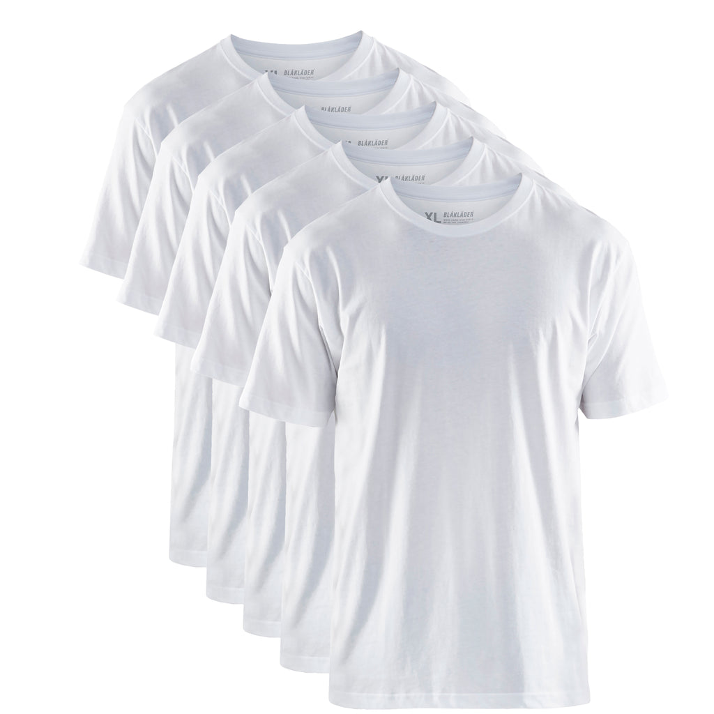 Blaklader 3625 White T-Shirt Multipack (5-Pack)