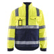 Blaklader 4023 Hi Vis Jacket Hi Vis Yellow Navy Blue Main