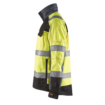 Blaklader 4051 Hi Vis Jacket Hi Vis Yellow Black Left