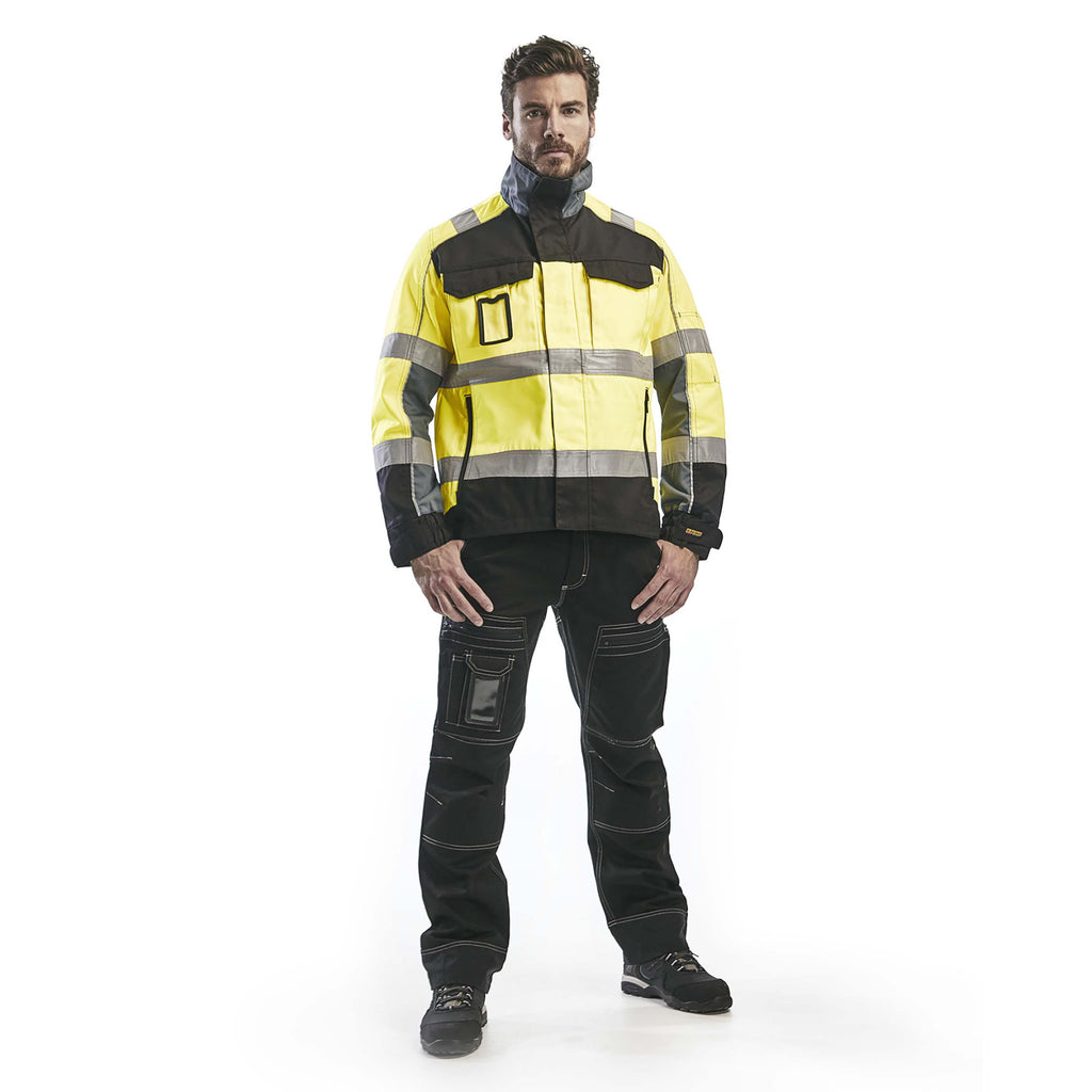 Blaklader 4051 Hi Vis Jacket Hi Vis Yellow Black Model