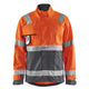 Blaklader 4064 Hi Vis Jacket Hi Vis Orange Grey Main