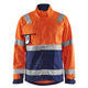 Blaklader 4064 Hi Vis Jacket Hi Vis Orange Navy Blue Main