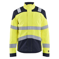 Blaklader 4089 Multinorm Inherent Jacket Hi Vis Yellow Navy Blue Main