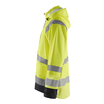 Blaklader 4323 Rain Jacket Hi Vis Hi Vis Yellow Black Left