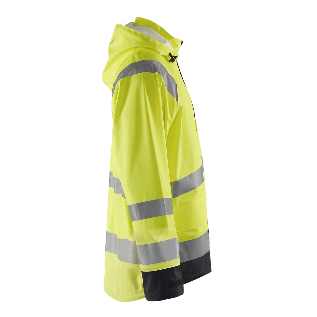 Blaklader 4323 Rain Jacket Hi Vis Hi Vis Yellow Black Right