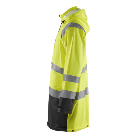 Blaklader 4324 Rain Jacket Hi Vis Hi Vis Yellow Black Left