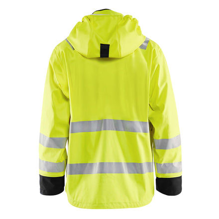 Blaklader 4327 Rain Jacket Hi Vis Hi Vis Yellow Black Back