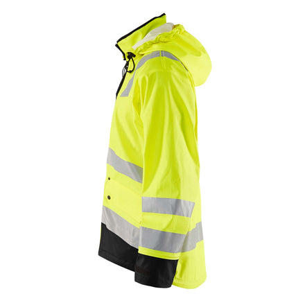 Blaklader 4327 Rain Jacket Hi Vis Hi Vis Yellow Black Left