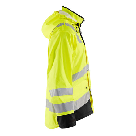 Blaklader 4327 Rain Jacket Hi Vis Hi Vis Yellow Black Right