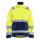 Blaklader 4429 Hi Vis Jacket Hi Vis Yellow Navy Blue Front