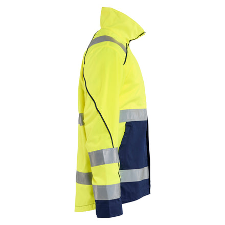 Blaklader 4429 Hi Vis Jacket Hi Vis Yellow Navy Blue Right