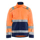 Blaklader 4429 Hi Vis Jacket Orange Navy Blue Front