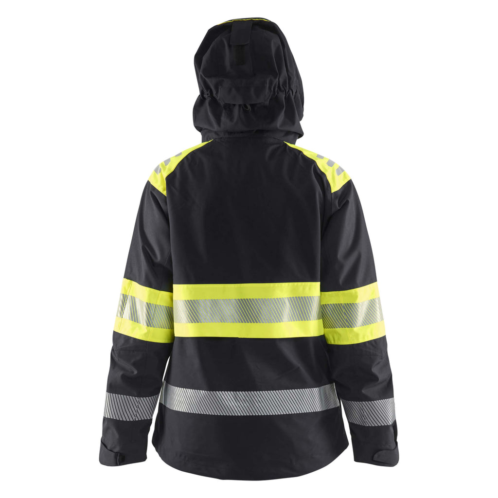 Blaklader 4430 Womens Hi Vis Shell Jacket Black Hi Vis Yellow Feature