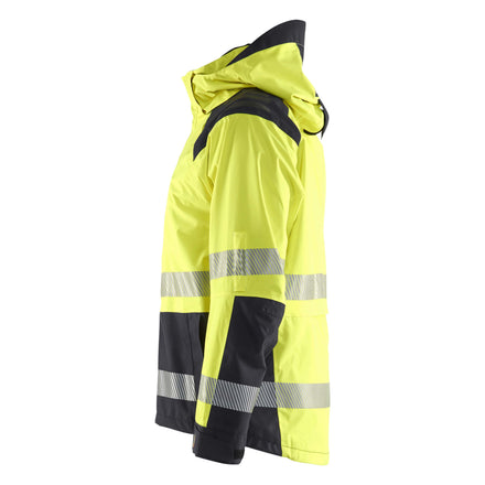 Blaklader 4435 Hi Vis Shell Jacket Hi Vis Yellow Black Left