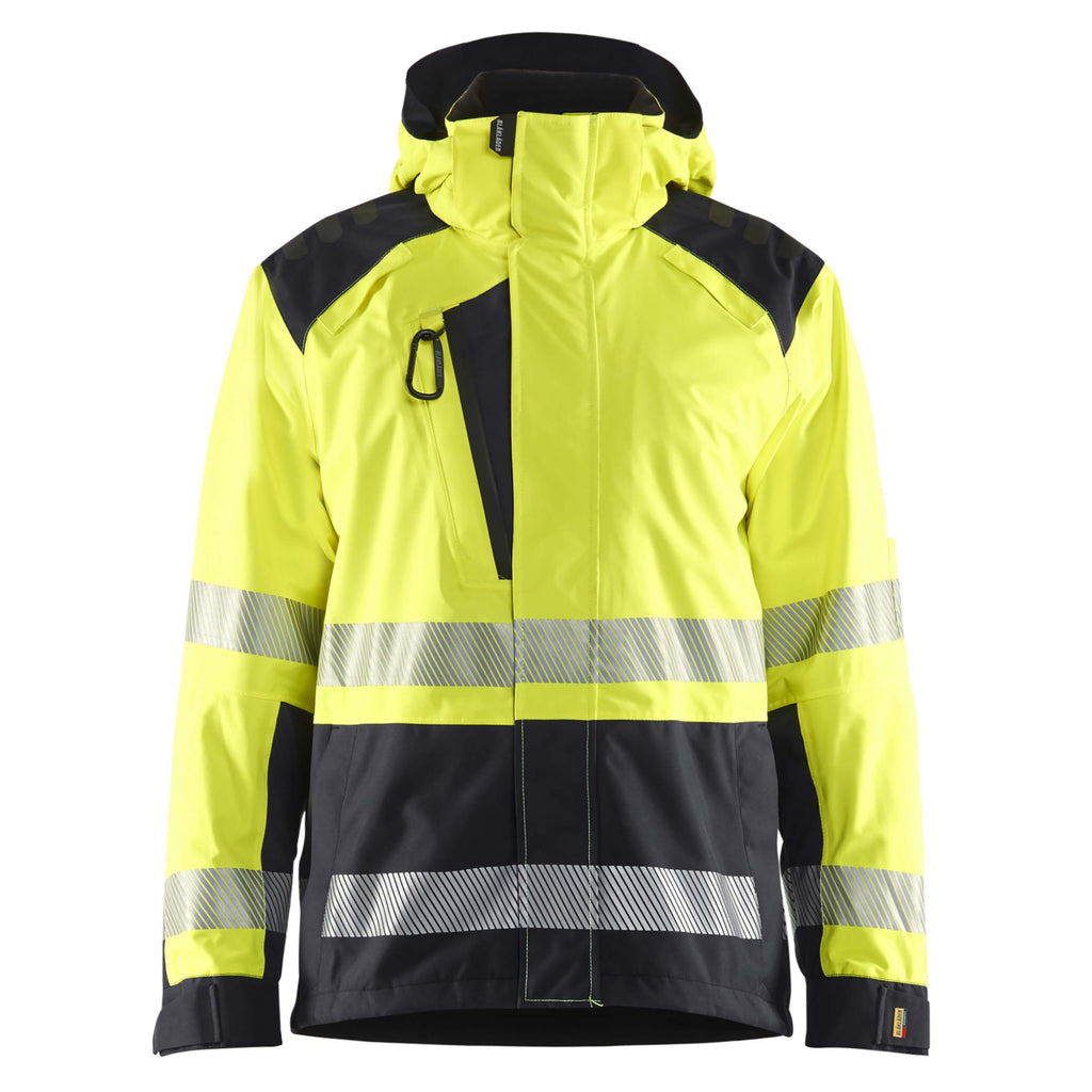 Blaklader 4435 Hi Vis Shell Jacket Hi Vis Yellow Black Main