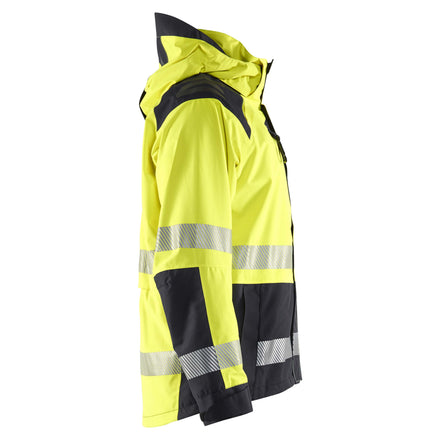 Blaklader 4435 Hi Vis Shell Jacket Hi Vis Yellow Black Right