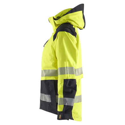 Blaklader 4436 Womens Hi Vis Shell Jacket Hi Vis Yellow Black Left