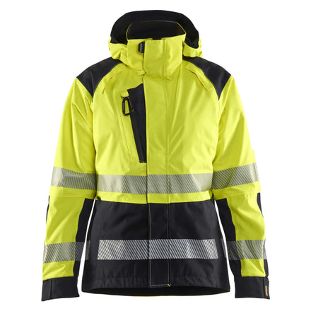 Blaklader 4436 Womens Hi Vis Shell Jacket Hi Vis Yellow Black Main