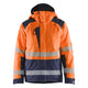 Blaklader 4455 Hi Vis Winter Jacket Hi Vis Orange Navy Blue Main