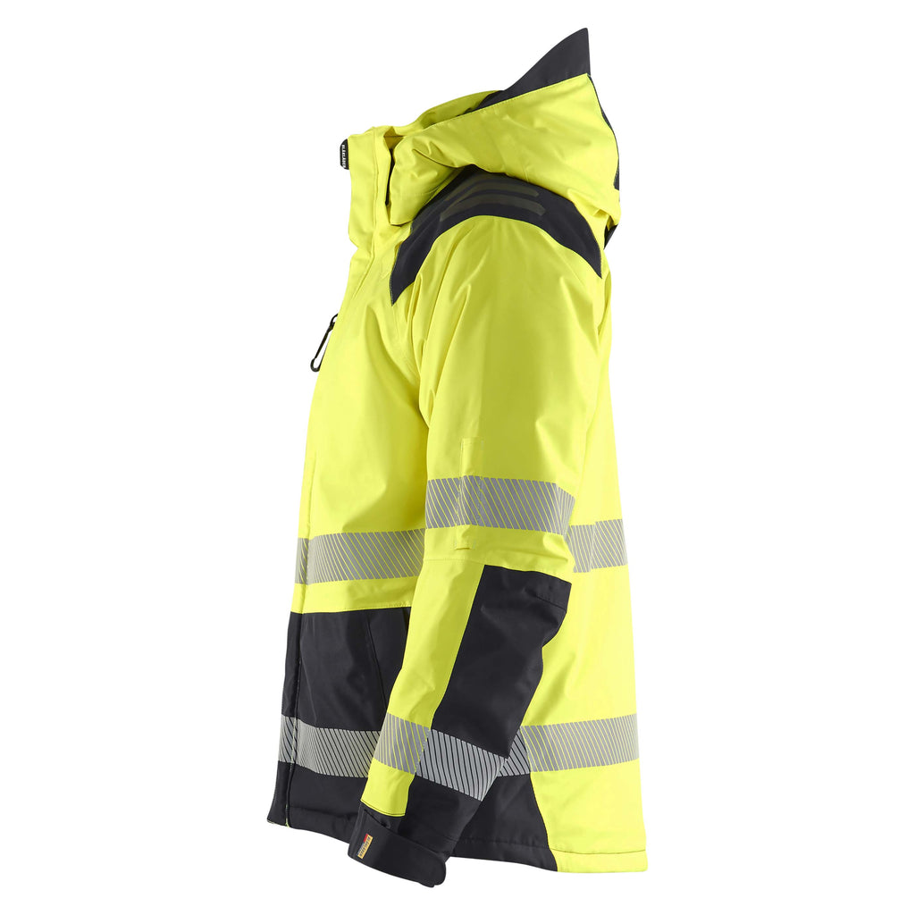 Blaklader 4455 Hi Vis Winter Jacket Hi Vis Yellow Black Left