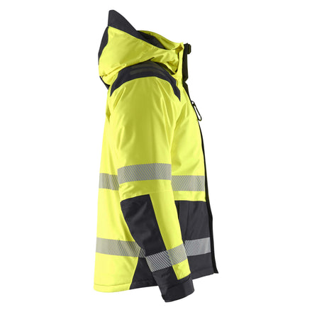 Blaklader 4455 Hi Vis Winter Jacket Hi Vis Yellow Black Right