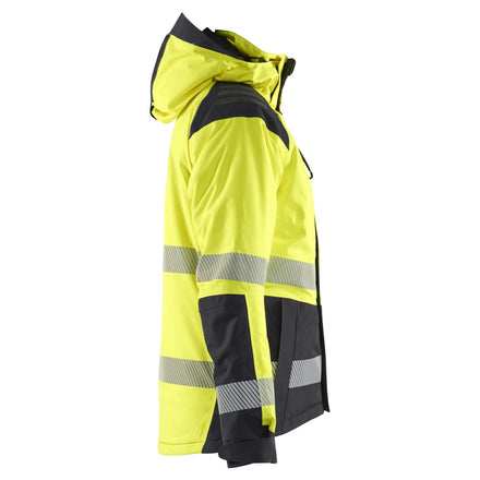 Blaklader 4456 Womens Hi Vis Winter Jacket Hi Vis Yellow Black Right