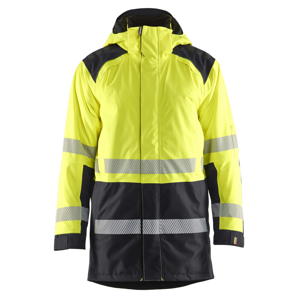 Blaklader 4457 Hi Vis Winter Parka Hi Vis Yellow Black Main