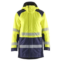 Blaklader 4457 Hi Vis Winter Parka Hi Vis Yellow Navy Blue Main