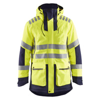 Blaklader 4469 Hi Vis Parka Evolution Hi Vis Yellow Navy Blue Main