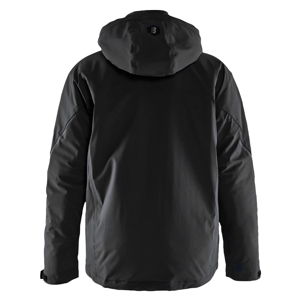 Blaklader 4484 Lightweight Lined Winter Jacket Stretch Black Black Back