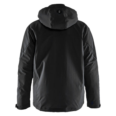 Blaklader 4484 Lightweight Lined Winter Jacket Stretch Black Black Back
