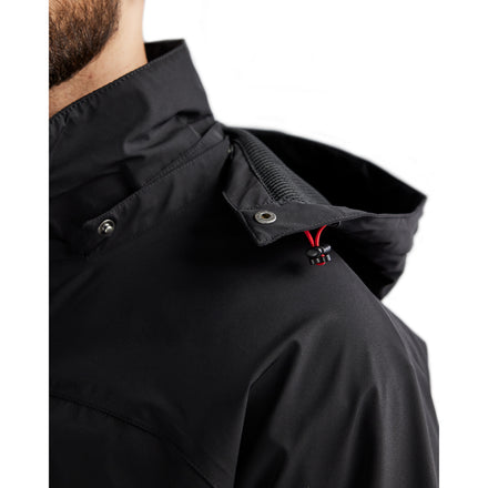 Blaklader 4484 Lightweight Lined Winter Jacket Stretch Black Red Feature 2