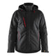 Blaklader 4484 Lightweight Lined Winter Jacket Stretch Black Red Front