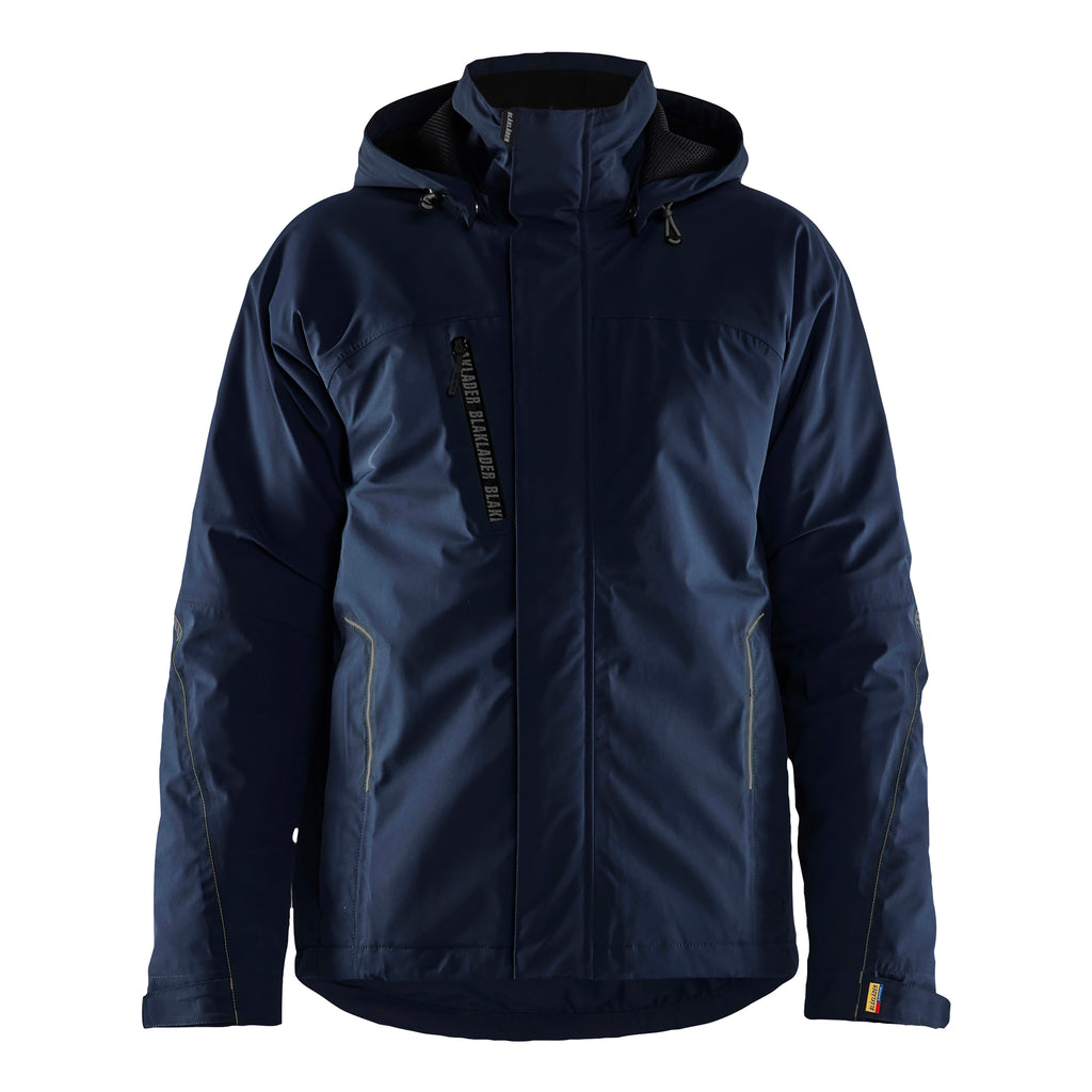 Blaklader 4484 Lightweight Lined Winter Jacket Stretch Dark Navy Black Front