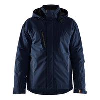 Blaklader 4484 Lightweight Lined Winter Jacket Stretch Dark Navy Black Front