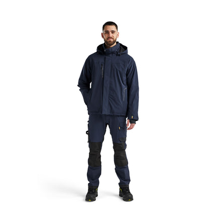 Blaklader 4484 Lightweight Lined Winter Jacket Stretch Dark Navy Black Model