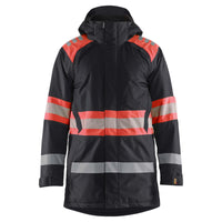 Blaklader 4485 Hi Vis Winter Parka Black Hi Vis Red Main