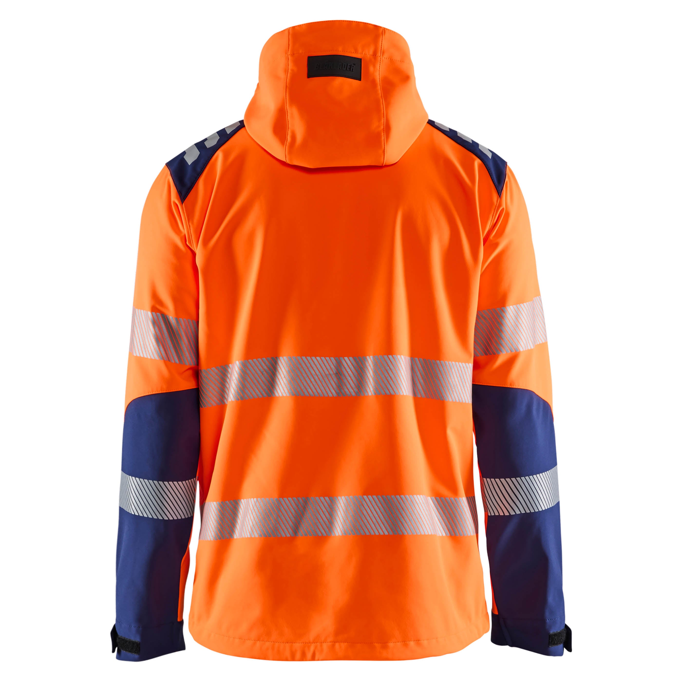 Blaklader 4491 Hi-Vis Orange/Navy Blue Softshell Jacket | Start