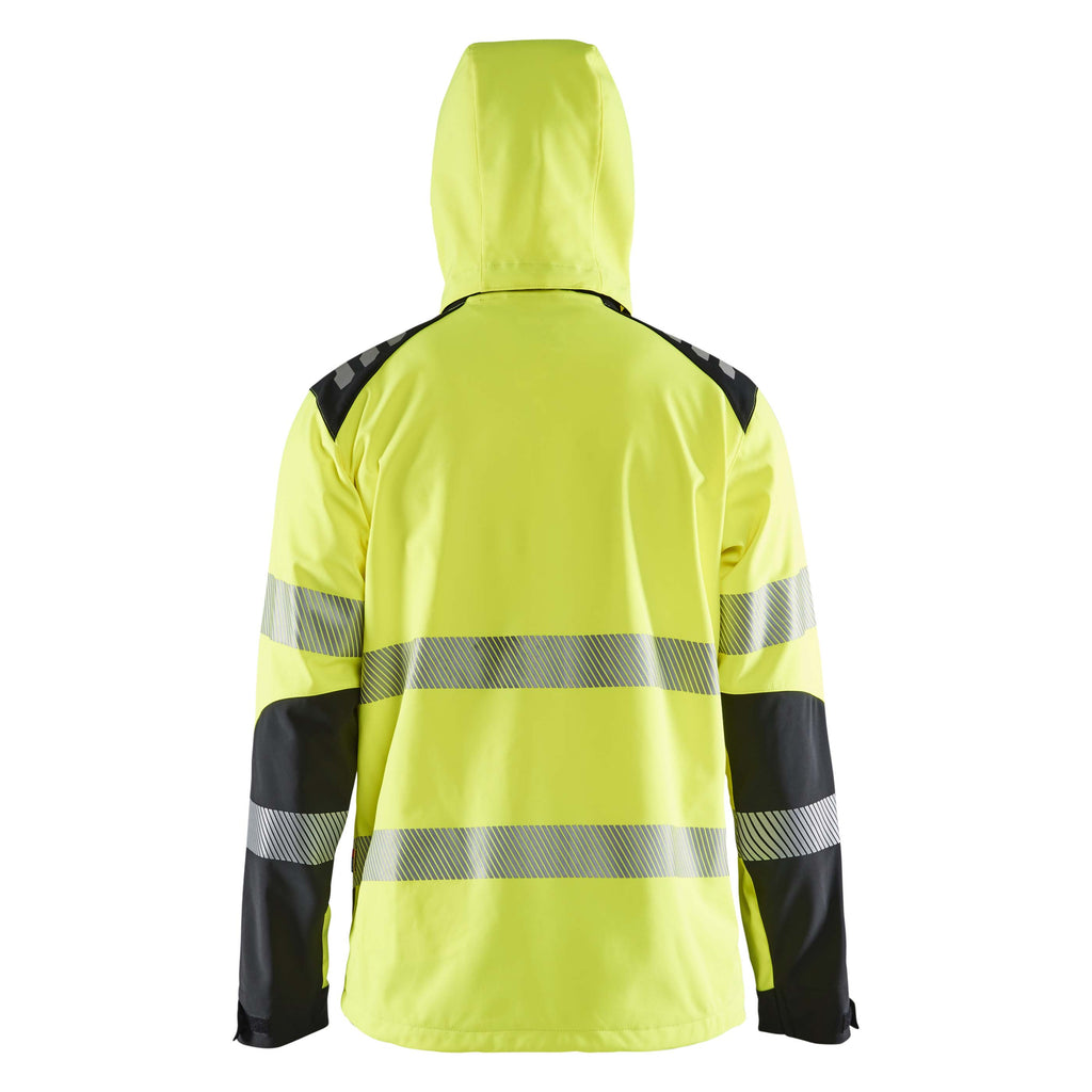 Blaklader 4491 Hi Vis Softshell Jacket Hi Vis Yellow Black Feature