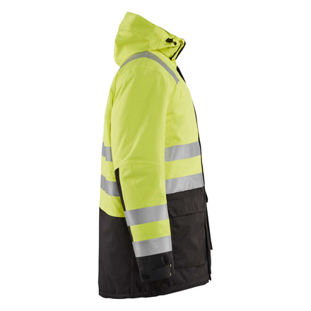 Blaklader 4495 Hi Vis Winter Parka Hi Vis Yellow Black Right