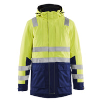 Blaklader 4495 Hi Vis Winter Parka Hi Vis Yellow Navy Blue Main